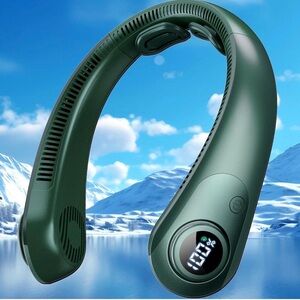 Green Portable Neck Fan